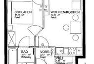 Hervorragend geschnittene 2-Zimmer-Wohnung mit Balkon!