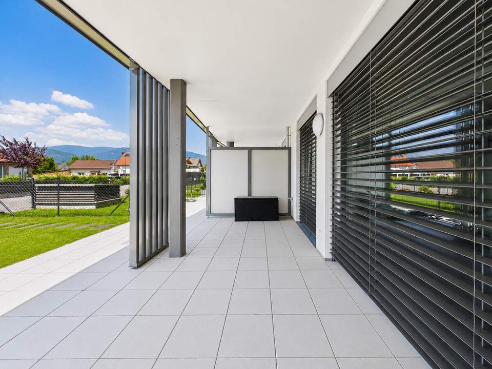 Neuwertige Gartenwohnung – nähe Infineon| Barrierefrei | Große überdachte Terrasse | Eigengarten