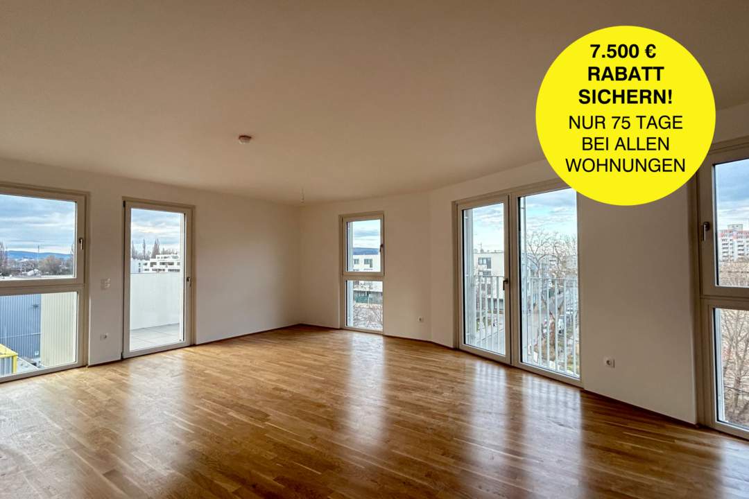 SPAR-AKTION: Top Neubau! 3-Zimmer-Wohnung mit Balkon – Erstbezug & provisionsfrei!