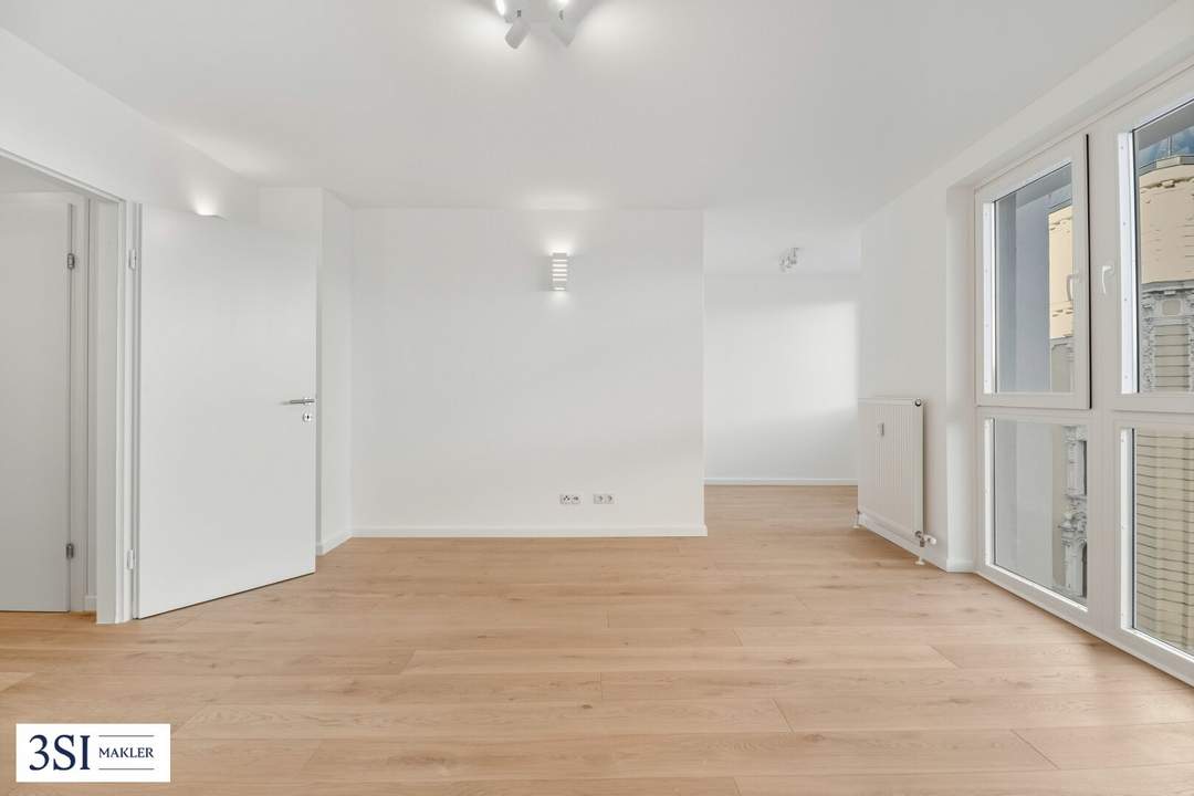 The Pearl: Dein neues Zuhause – 1 Zimmer Erstbezug am Karmelitermarkt