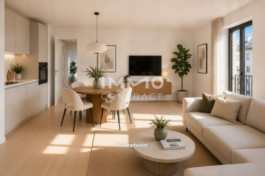 TOP-KAPITALANLAGE NAHE SCHÖNBRUNN – Erstbezug mit Balkon/Loggia &amp; hoher Mieternachfrage, Wohnung-kauf, 314.000,€, 1120 Wien 12., Meidling