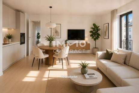 Exklusive 3-Zimmer-Neubauwohnung mit Westbalkon &amp; Loggia, Wohnung-kauf, 309.000,€, 1120 Wien 12., Meidling