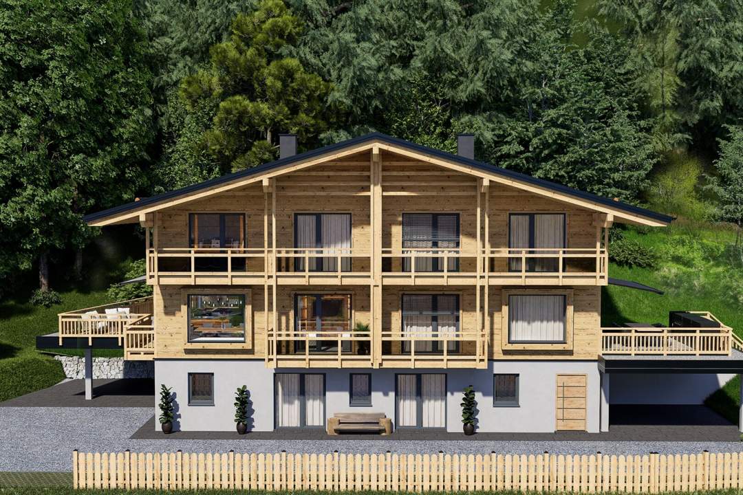 Alpiner Traum: Luxus Wohnhaus-Hälfte nahe Schladming