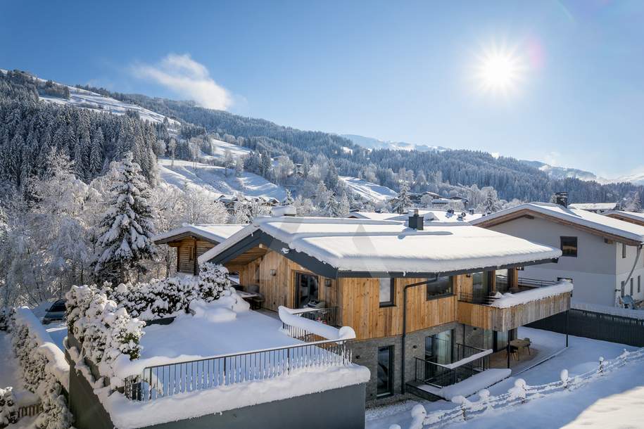 Vollmöbliertes Designer Chalet in ruhiger Ortsrandlage, Haus-kauf, 3.980.000,€, 6365 Kitzbühel