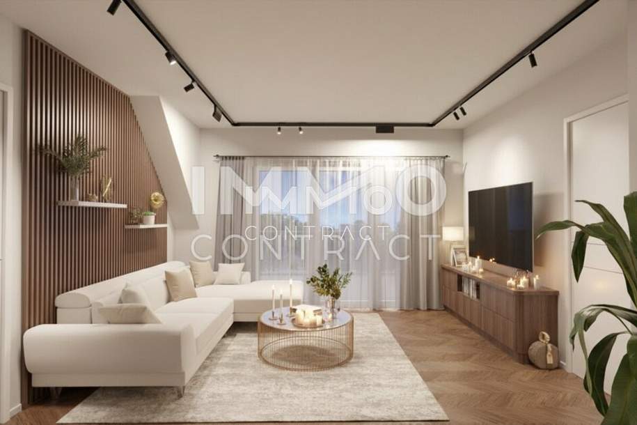 Rarität mit 5 oder 6 Zimmern + 2 Balkone in modernem Neubau! Provisionsfrei, Wohnung-kauf, 254.500,€, 1220 Wien 22., Donaustadt