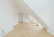 Über den Dächern des Stuwerviertels: elegante 3-Zimmer-Dachgeschosswohnung mit privater Dachterrasse nahe Prater