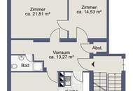 Renovierte 3 Zimmer Mietwohnung mit Balkon in saniertem Wohnhaus im Stadtzentrum!