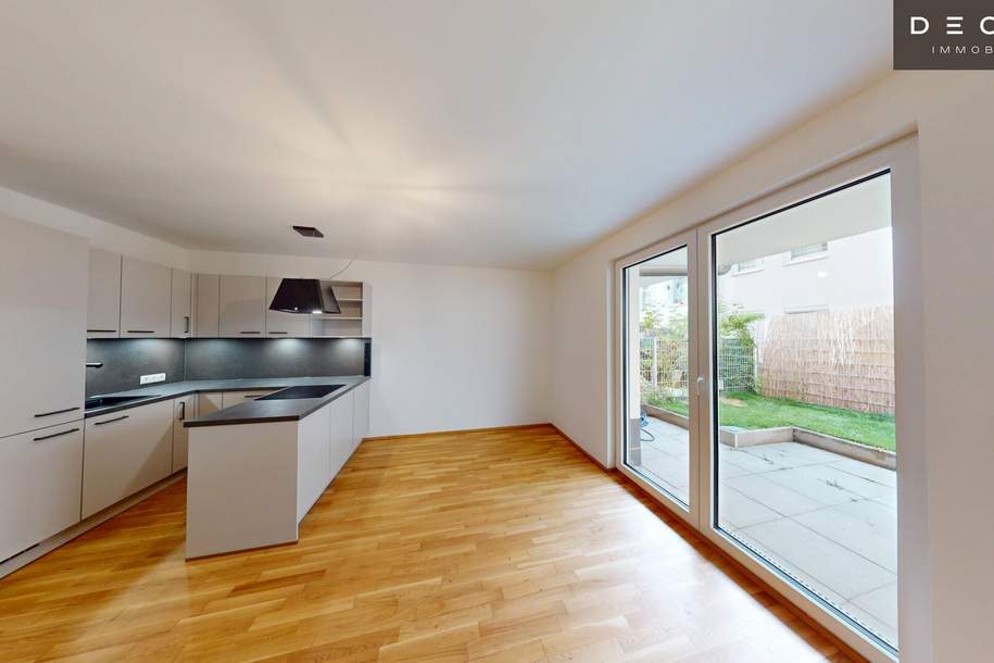 | RUHIGE GARTENWOHNUNG | U1 KAGRANER PLATZ | 45M² AUSSENFLÄCHE | AB SOFORT, Wohnung-miete, 1.490,00,€, 1220 Wien 22., Donaustadt