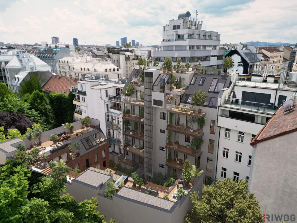 GROHGASSE 10 | hochwertig ausgestattete 2-Zimmer Altbauwohnung mit sonniger Loggia | Erstbezug nach Sanierung