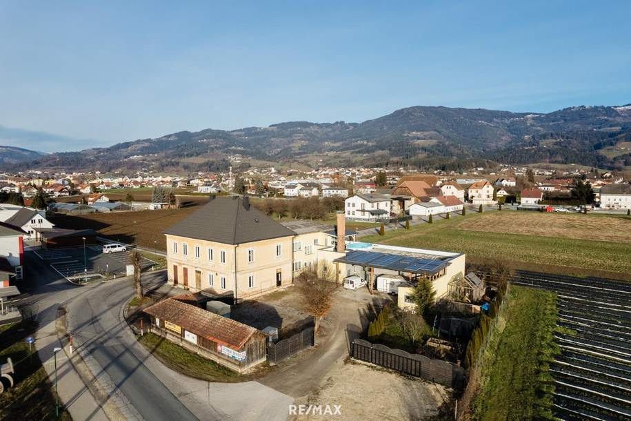 Investitionschance im Lavanttal: Vielseitig nutzbare Immobilie mit Wohn- und Gewerbebereich in St. Stefan, Gewerbeobjekt-kauf, 9431 Wolfsberg