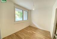 Neuwertige 2-Zimmer-Wohnung mit großer Innenhof-Fensterfront, Balkon und moderner Komplettküche! Nähe Millennium City, Handelskai und Donau. - WOHNTRAUM