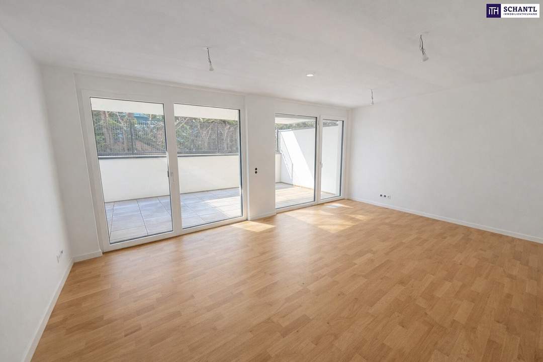 Perfekte Anlage oder Eigenheim mit 3 Zimmer und 19 m² Freifläche! Erstbezug.