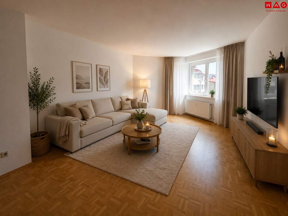 Geräumige 3-Zimmer-Wohnung mit toller Aufteilung und guter Infrastruktur in Linz/Wegscheid - Eigener TG-Abstellplatz - ACHTUNG Mietvertrag wird auf 10 Jahre befristet abgeschlossen!