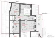 Schwedenplatz! Dachgeschoß-Maisonette mit Terrasse in wunderschönem Bürogebäude!