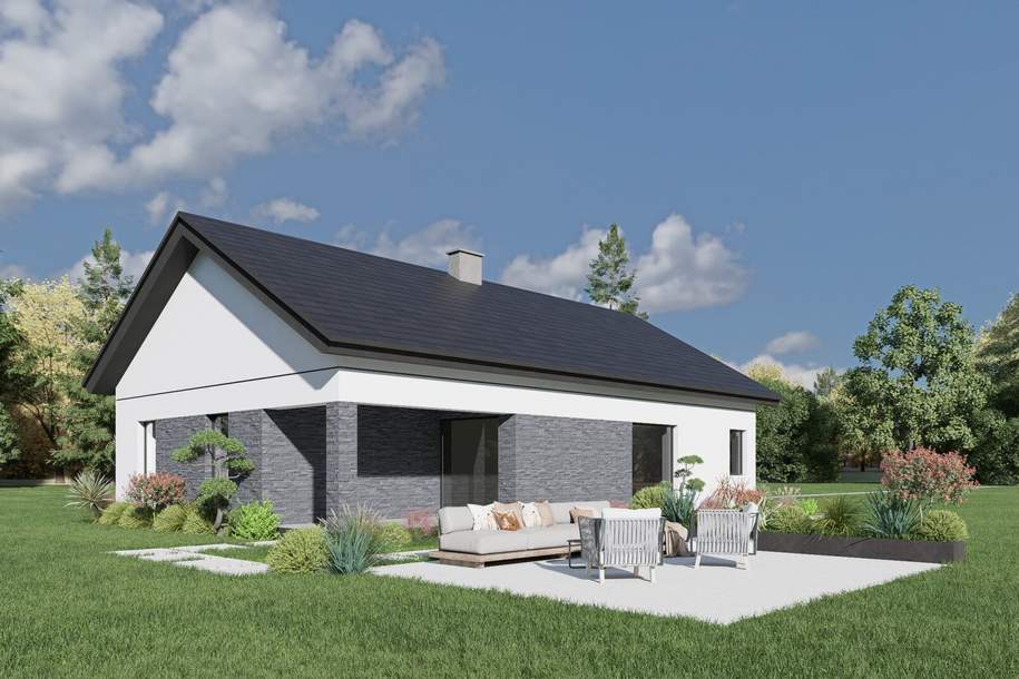 Belagsfertiges Neubau-Wohnhaus in Ziegelmassiv in einer Sackgasse., Haus-kauf, 369.000,€, 8472 Leibnitz