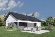 Belagsfertiges Neubau-Wohnhaus in Ziegelmassiv in einer Sackgasse.