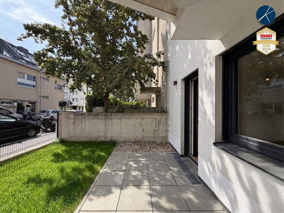 2 Terrassen + Garten: Gemütliche 3-Zimmer Wohnung im Erstbezug