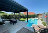 7 Autominuten von Wien entfernt - Modernes 186 m² Einfamilienhaus mit Wärmepumpe, Pool, Terrasse &amp; Whirlpool