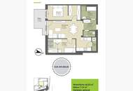 ++ MODERNES DREI Zimmer ZUHAUSE mit Balkon – hofseitig & ruhig ++