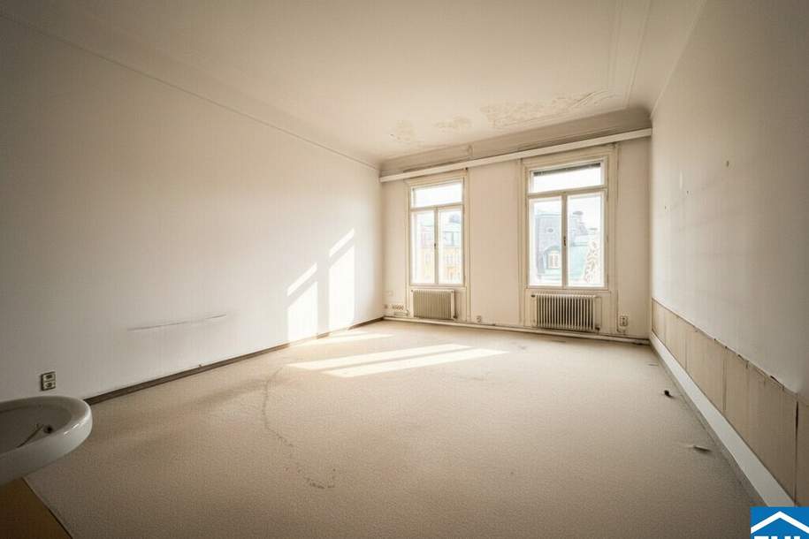 Raum für Visionen: 4-Zimmer Altbautraum in Bestlage des Botschaftsviertel mit Potenzial, Wohnung-kauf, 895.000,€, 1040 Wien 4., Wieden