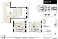 einzigartige Maisonette Wohnung - 2 Zimmer Neubauwohnung + westseitiger Dachterrasse in beliebter Lage (Zieglergasse) ab März 2026 beziehbar!