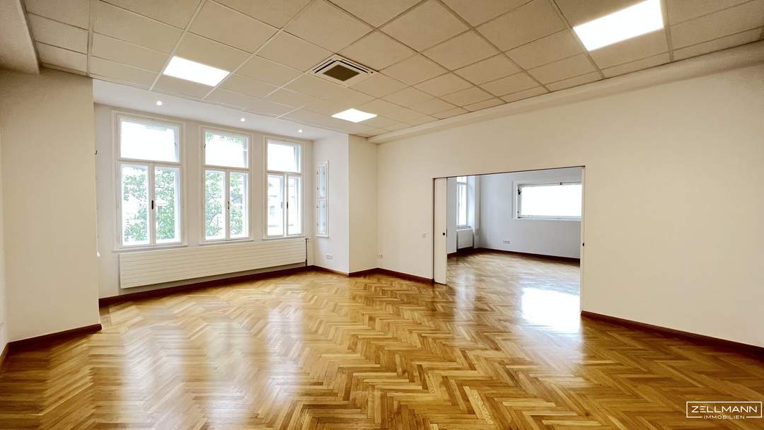 „Repräsentatives Altbau-Büro mit Stil – nahe dem Wiener Schwarzenbergplatz“ | ZELLMANN IMMOBILIEN