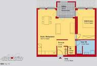 2-Zimmer-Wohnung Neubau inkl Komplettküche, Balkon Außenflächen und Kellerabteil - Kagraner Platz U1 vor der Türe / Aussicht Wiener Hausberge /
