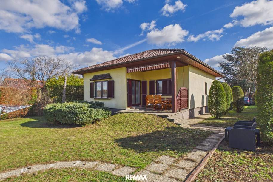NEUER PREIS! Bungalow! Ihr Gartenparadies in Top Lage in Gänserndorf Süd, Haus-kauf, 398.000,€, 2230 Gänserndorf