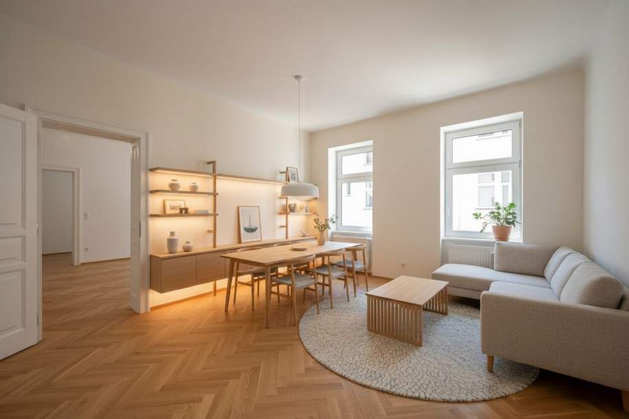 ++NEU++ Fantastische 3-Zimmer Altbauwohnung mit Balkon, Wohnung-kauf, 549.000,€, 1020 Wien 2., Leopoldstadt
