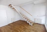 UNBEFRISTET - tolle Loggia - Helle 5-Zimmer Neubau Maisonette-Wohnung mit separater Küche, Lift, Gartennutzung und Garagenplatz optional