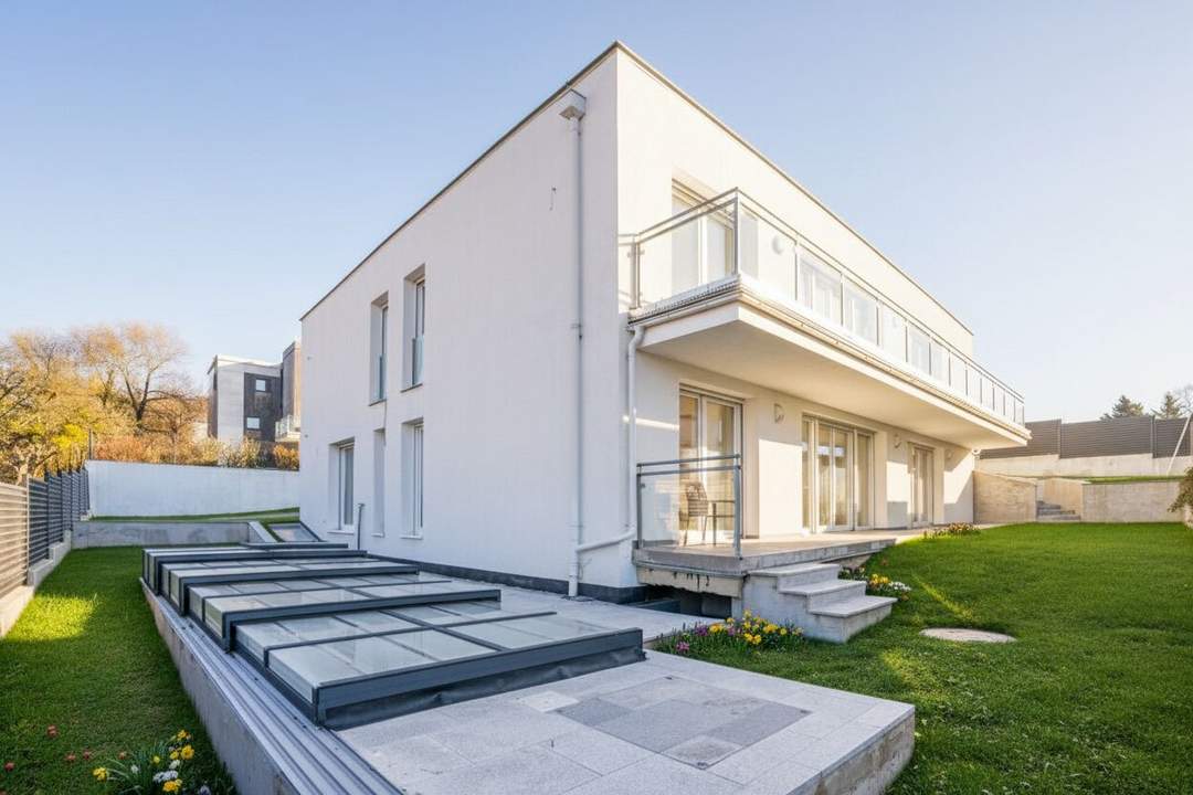 Neuwertiges Niedrigenergiehaus mit maximaler Flexibilität - Pool, Sauna und Dachterrasse inklusive!