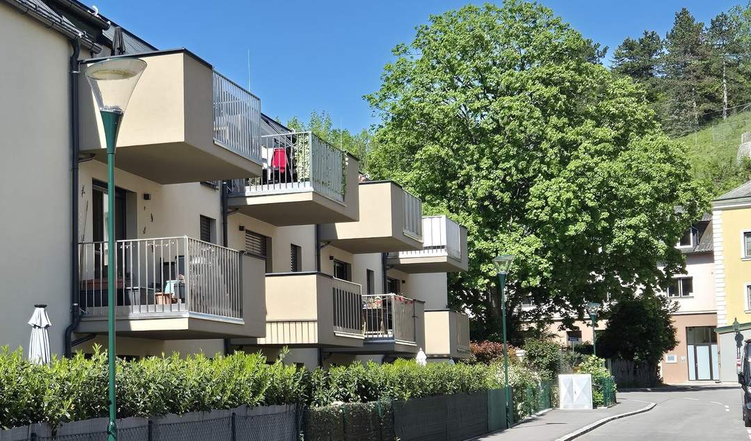 3 Zimmer-Wohnung mit Balkon am Fuße des Bisambergs