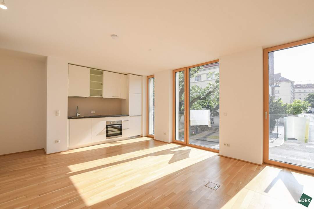 Sandleiten 64 | Lichtdurchflutete 1-Zimmer-Wohnung Nähe Kongresspark