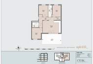 Moderne 4‑Zimmer‑Gartenwohnung mit stylischer Designküche