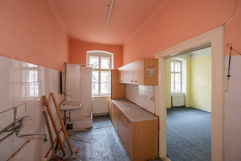 ++H7++ Sanierungsbedürftige 2-Zimmer Altbau-Wohnung, viel Potenzial!, Wohnung-kauf, 119.500,€, 1160 Wien 16., Ottakring