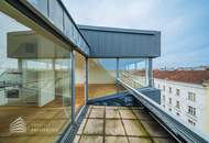 Exklusive Dachgeschoss Maisonette mit 2 Sonnenterrassen & Skylineblick in absoluter Ruhelag – bestens Angebunden zum Stephansplatz