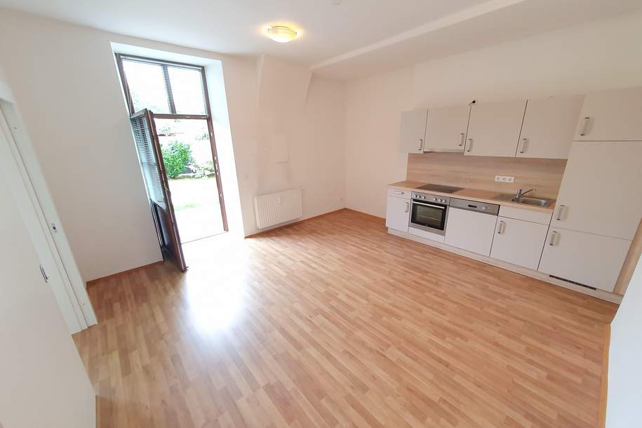 Betreutes Wohnen: Charmante Altbauwohnung mit Terrasse und betreutem Wohnen, Wohnung-miete, 483,39,€, 8041 Graz(Stadt)