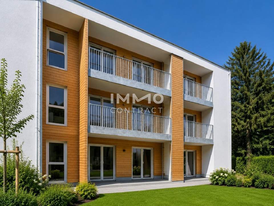 Erstbezug | Zwei Zimmer Gartenwohnung in zentrumsnaher Lage | Miete mit Kaufoption