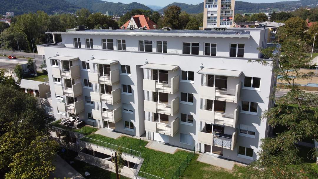 Geförderte Neubauwohnung mit großzügigem Balkon im 2. Stock