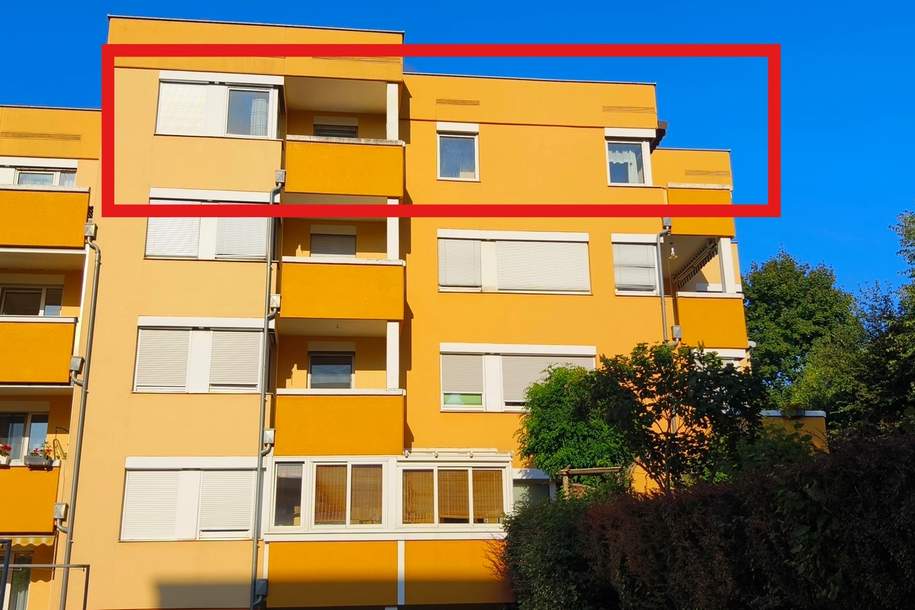 Großzügige 5-Zimmer Wohnung, 2x Loggia und Parkplatz in Top Wohnlage (Provisionsfrei), Wohnung-kauf, 278.000,€, 4470 Linz-Land