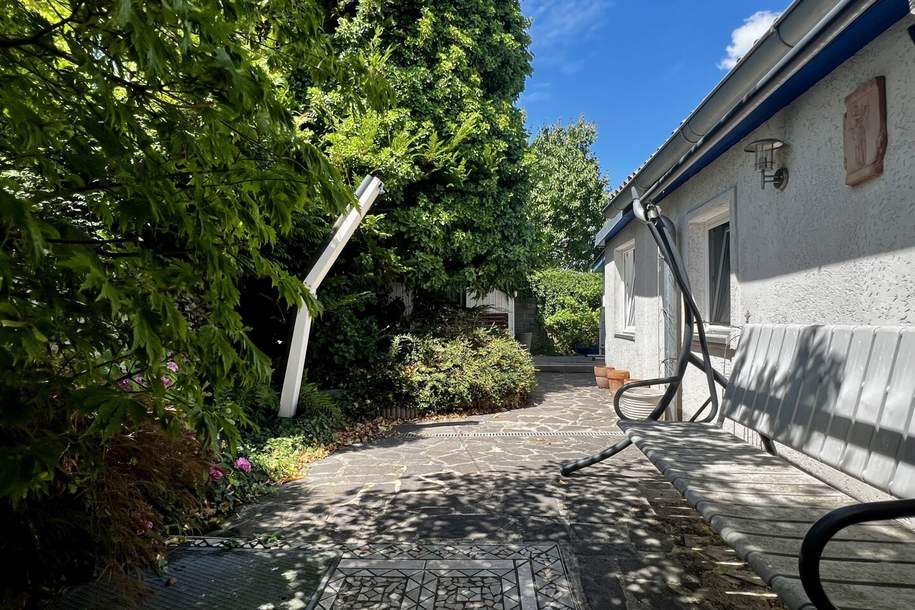 Idyllisches Einfamilienhaus mit Garten in ruhiger Umgebung nahe Biberhaufenweg, Haus-miete, 1.870,00,€, 1220 Wien 22., Donaustadt