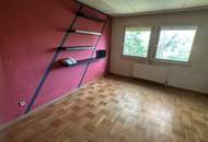 stark renovierungsbedürftiges Fertigteilhaus mit Vollkeller, und wunderschönem Garten