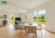 Wie ein Haus ... nur besser _ Erdgeschosswohnung mit großem Garten im Hirschfeld mit effizienter Erdwärme-Heizung