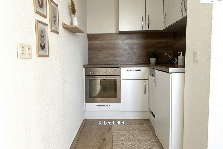 Kompakte, teilsanierte Wohnung mit Gartenanteil in zentraler Lage von Neunkirchen, Wohnung-kauf, 63.000,€, 2620 Neunkirchen