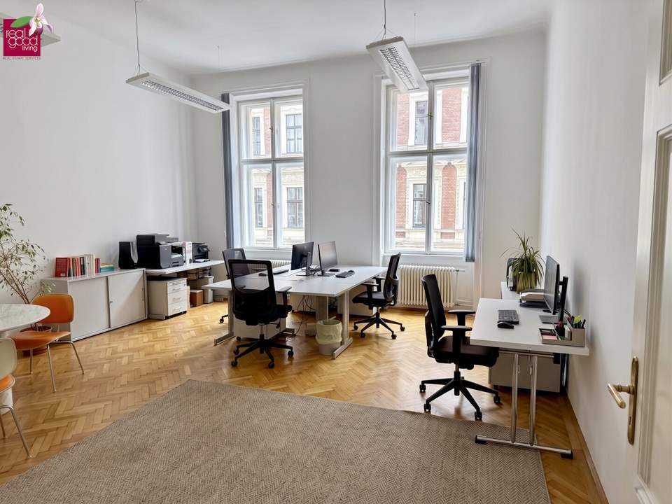 Flexibles Arbeiten im Herzen Wiens - Modernes Shared Office - Nähe Wiener Börse mit 36,60m², 2 WCs und Klimaanlage für 1.890,00 € Miete!