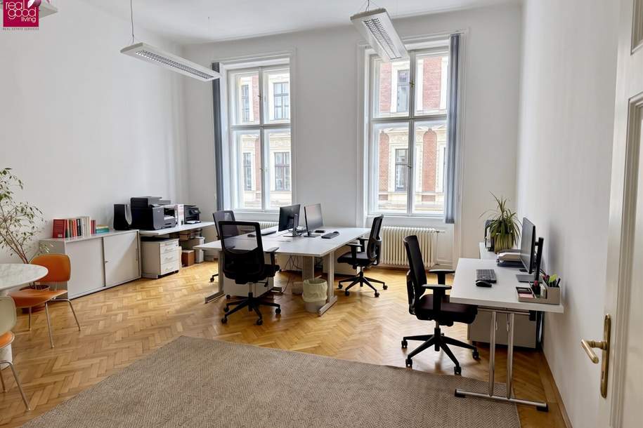 Flexibles Arbeiten im Herzen Wiens - Modernes Shared Office - Nähe Wiener Börse mit 36,60m², 2 WCs und Klimaanlage für 1.890,00 € Miete!, Gewerbeobjekt-miete, 1.890,00,€, 1010 Wien 1., Innere Stadt