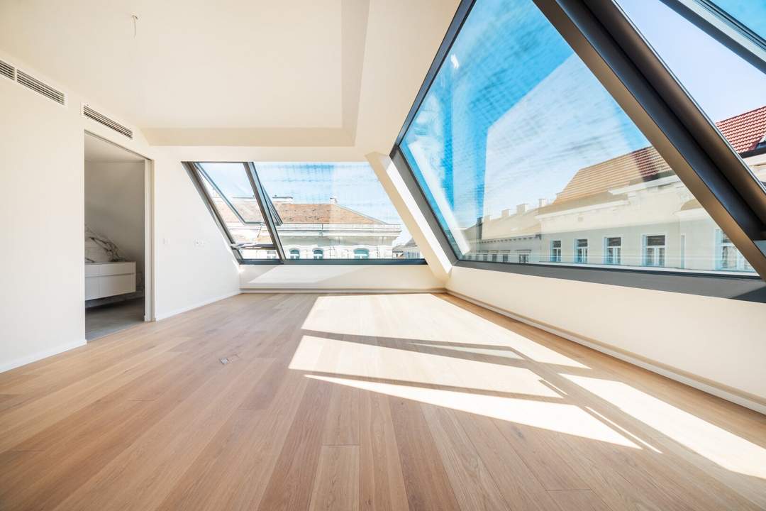 ESSENZ NO. 1 - Die neue Avantgarde des Wohnens - Luxuriöse 4-Zimmer-Wohnung mit Dachterrasse