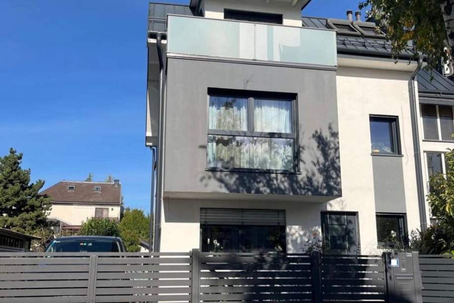 Moderne Designvilla mit Pool, Kamin und Sonnenterrassen - Massivbau in Toplage mit perfekter Anbindung an die U6 (550 m) und Badner Bahn (350 m), Haus-kauf, 1.948.000,€, 1120 Wien 12., Meidling