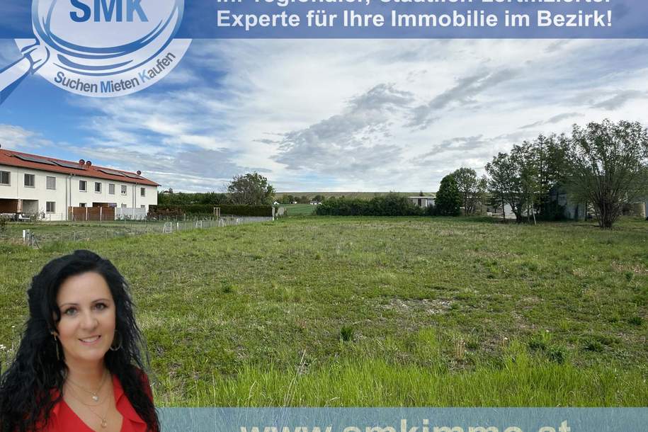 Sonniges Baugrundstück in idyllischer Ortslage!, Grund und Boden-kauf, 36.894,€, 3714 Hollabrunn
