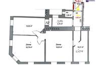 Sanierungsbedürftige, helle Drei-Zimmer-Wohnung im 3.OG! Sanieren Sie diese Wohnung ganz nach Ihren Bedürfnissen.